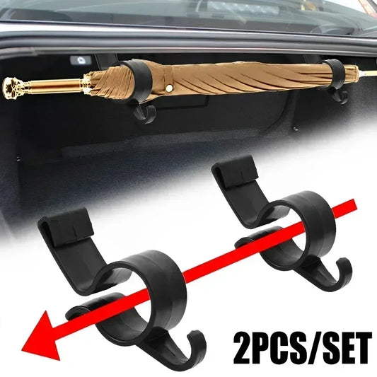 Car Umbrella Organizer Trunk Hook – Universal Interior Storage Hooks for Towels, Umbrellas & Accessories