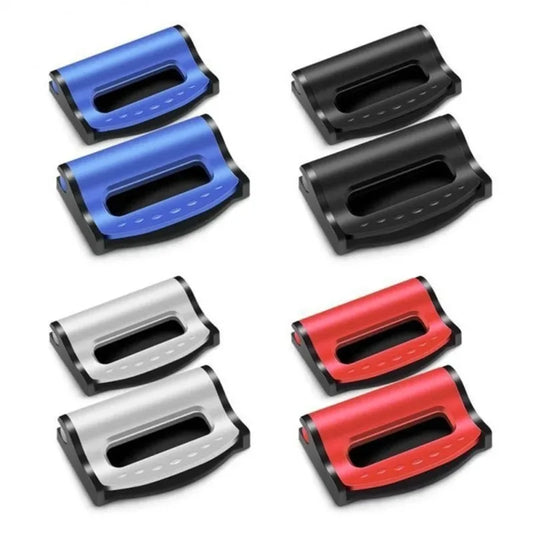 2pcs Universal Seat Belt Limiter – Anti-Pinch Buckle Adjustable Anti-Slip Clip, Easy Installation Auto Accessories