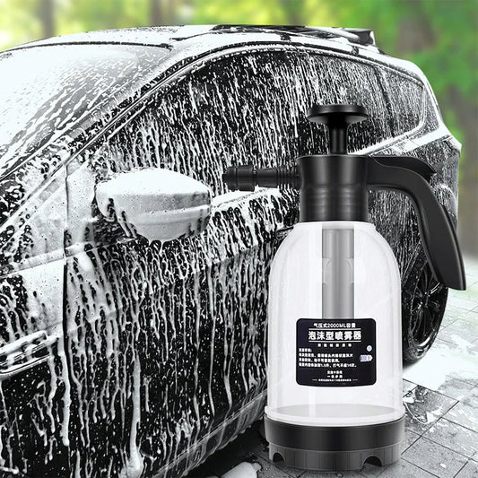 2L Gardening & Car Wash Foam Spray Can – Acid & Alkali Resistant Manual Pressure Sprayer