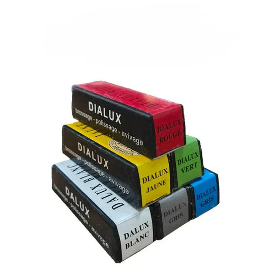 6-Color Stainless Steel Polishing Wax Set – Solid Blocks for Jewelry & Metal Finishing