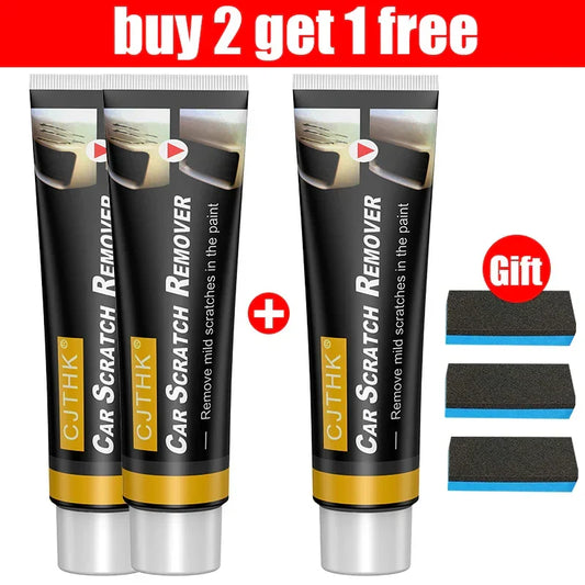 Car Scratch Remover – Auto Paint Care & Swirl Repair Compound with Anti-Scratch Wax